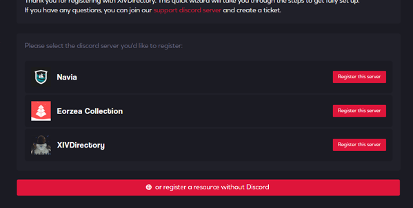 Registration Screenshot